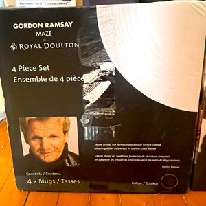 4 Piece Gordon Ramsay Mug Set